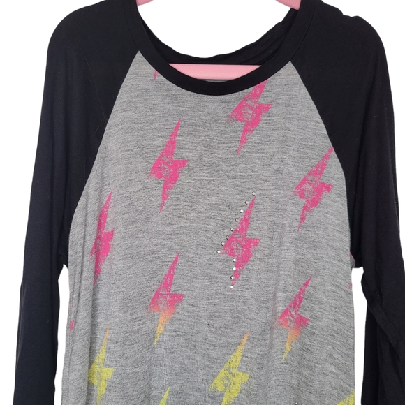 Flowers by Zoe (FBZ) Girls Grey /Black Dress with Multicolored Design size 7-8 - Picture 5 of 7